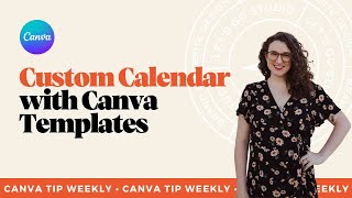 How to Make Your Own Custom Calendar and Save Money in Canva Using Templates [upl. by Lerred]