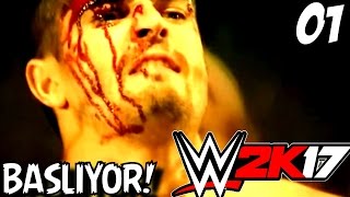 ZAFERE GIDEN YOL  WWE2K17  1Bölüm [upl. by Belva]