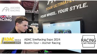 ADAC SimRacing Expo 2024  BoothTour  Ascher Racing [upl. by Anivlac606]