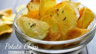 Homemade Potato Chips [upl. by Ebarta]