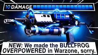 BULLFROG is NOW the BEST SMG in WARZONE Cold War Warzone [upl. by Ybbil]