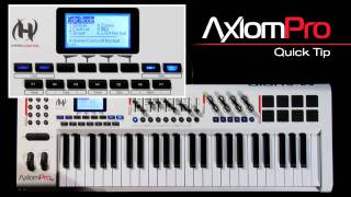 Axiom® Pro  Programming Tip 1 Load save and name patches [upl. by Bethena713]