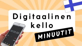 Digitaalinen kello  Minuutit [upl. by Marnia318]