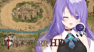 【Stronghold Crusader HD】First time playing Lets try this old game【Moona】 [upl. by Atnahs375]