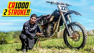 Riding an Insane 1000cc 2 Stroke Dirt Bike [upl. by Eirameinna]