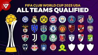 🔵 FIFA Club World Cup USA 2025 All Teams Qualified amp Schedule [upl. by Jahncke]