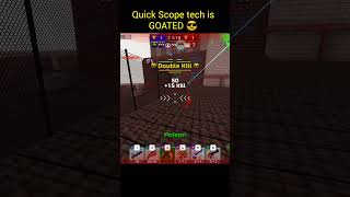 QUICKSCOPING TECH IS GOATED  Pixel Gun 3D shorts [upl. by Charbonneau]