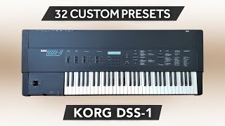 KORG DSS1 ♫ 32 Custom Sounds ► VINTAGE SOUL [upl. by Veradia]