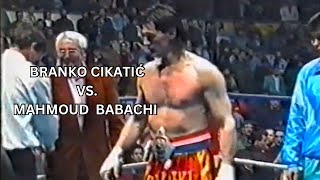 Branko Cikatic vs Mahmoud Babachi [upl. by Accalia]