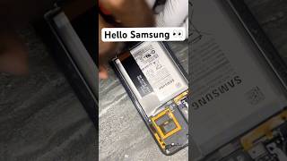 samsung A23 screen replacement repair shorts smartphone [upl. by Akemrej]