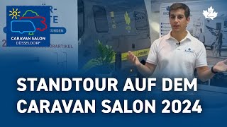 Standtour auf dem Caravan Salon 2024 bei Ahorn Camp [upl. by Heinrik]