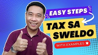 How to Compute Tax on Salary  PAANO MAG COMPUTE NG TAX SA SWELDO [upl. by Sebastiano]