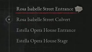 Rosa Isabelle Street Entrance SPEECH BUBBLE location  Lies of P [upl. by Atselec]