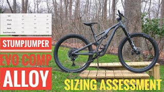 2022 Specialized Stumpjumper Evo Comp Alloy Size Choice  60” tall rider [upl. by Kass]