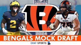 2024 Bengals Mock Draft 7Round Cincinnati Bengals Draft Picks For 2024 NFL Draft [upl. by China]