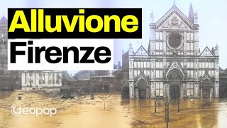 Lalluvione di Firenze del 4 novembre 1966 le cause e la ricostruzione 3D del disastro [upl. by Ellinad]