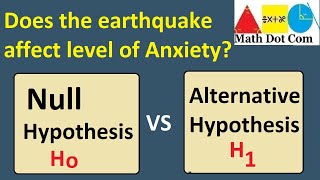 Understanding the Difference Null Hypothesis vs Alternative Hypothesis in Statistics Math Dot Com [upl. by Astrahan]