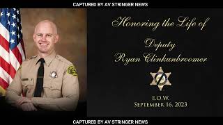 End Of Watch Roll Call for Deputy Ryan Clinkunbroomer [upl. by Esaertal]