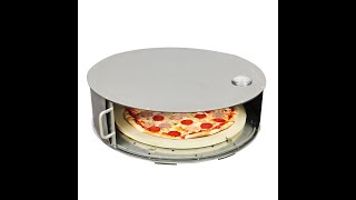 10208 grill top pizza oven slide door therometer pizza stone fixturedisplays [upl. by Hendon]