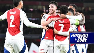 Aggressive amp Unstoppable Arsenal’s HighPress Demolition of PSG  Champions League Performance Zone [upl. by Ttenaej985]