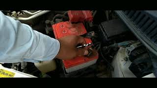 Wagon R Car Battery Change  Amaron Car Battery Change Home  Car Battery Change Kese Kare [upl. by Naimerej]