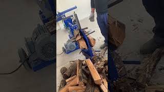 Operation and use of wood splitter shorts woodcutting machine woodsplitter [upl. by Patrick70]