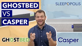 GhostBed vs Casper Mattress Review  Head to Head Comparison [upl. by Aiet]