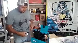 unboxing y poner el rollo microalambre en la Soldadora inversora multiprocesos IGOTO 130 amp part 1 [upl. by Aggie]