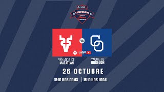 Venados vs Yaquis  26 Octubre Juego 2 LAMP 24 25 [upl. by Noellyn]