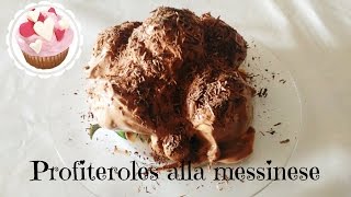 PROFITEROLES MESSINESE AL CIOCCOLATO  DOLCE DI PASQUA 2017 [upl. by Glynda]