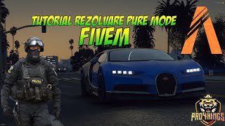 Fivem Pure Mode  Tutorial fix [upl. by Arahahs]