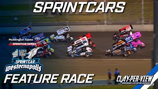 Sprintcars  Westernapolis Maddington Series  Perth Motorplex  26th Oct 2024  ClayPerView [upl. by Arytal]