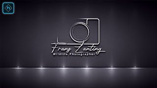 Photography Logo Design in Photoshop Tutorial [upl. by Sorac]