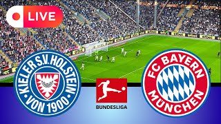 🔴LIVE HOLSTEIN KIEL VS BAYERN MUNICH  German Bundesliga 202425  PES 21 Gameplay [upl. by Ahsiyt]