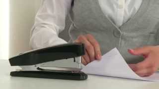 Automatic stapler Novus B 7A application [upl. by Anerb]