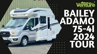 2024 Bailey Adamo 754I tourwalk through by Venture Caravans [upl. by Otrebile]