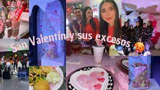 EXCESOS FIESTA Y DESCHONGUE🎉🤣 ASÍ PASAMOS SANVALENTIN ❤️💕🥰🥵 [upl. by Adriene]