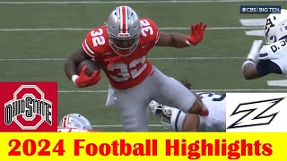 Akron vs 2 Ohio State Football Game Highlights 8 31 2024 [upl. by Kazue]