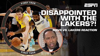 Stephen A periodically finds himself DISAPPOINTED with the Lakers 👀  First Take [upl. by Aicilegna]