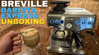 Unboxing the Breville Barista Express Perfect Espresso Made Easy [upl. by Ryann]