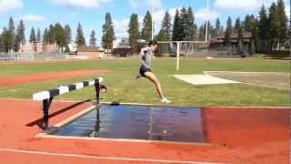 GUXC Steeplechase Water Jump Practice  Whitworth 32313 [upl. by Rauch]