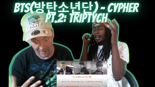 BTS방탄소년단  CYPHER PT2 TRIPTYCH REACTION [upl. by Areek]