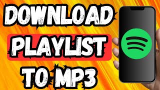 How To Download Spotify Playlist To Mp3 [upl. by Fisken]