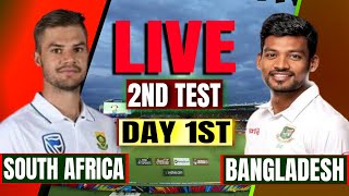 Bangladesh vs South Africa 2nd Test Day 1 Live Commentary  Live Cricket Match Today Ban vs Sa Live [upl. by Haianeb]