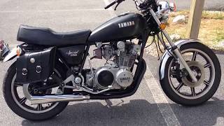 1978 Yamaha XS 750 Special  new exhaust with muffler [upl. by Lleruj]