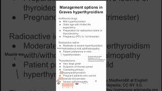 Management options in Graves hyperthyroidism [upl. by Arvid]