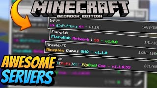 MINECRAFT PS4 BEDROCK  BEST MINI GAMES SERVERS TO PLAY ON [upl. by Ahtekal]