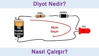 Diyot Nedir Nasıl Çalışır [upl. by Nydroj]