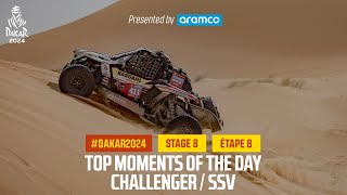 ChallengerSSV Top moments  Stage 8  Dakar2024 [upl. by Nimajaneb]