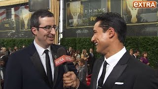 John Oliver Ricky Gervais and Other Stars Take on Trump at the Emmys [upl. by Haskel195]